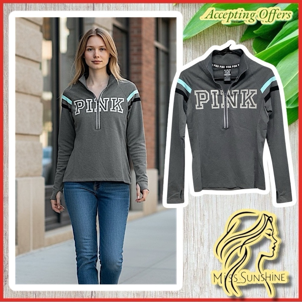 PINK Victoria's Secret NWOT - Sz XS - performance longsleeve shirt & thumb holes